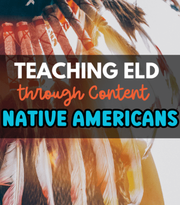 ELD Lesson Plans Native Americans