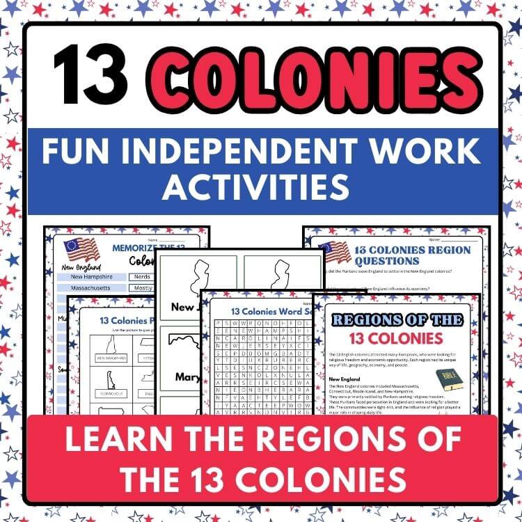 13 Colonies Activities