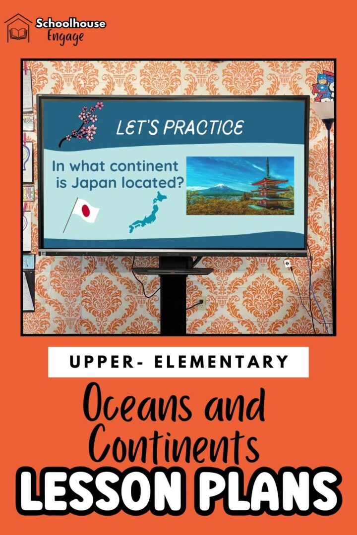Continents and Oceans Lesson Plans for Elementary Teachers