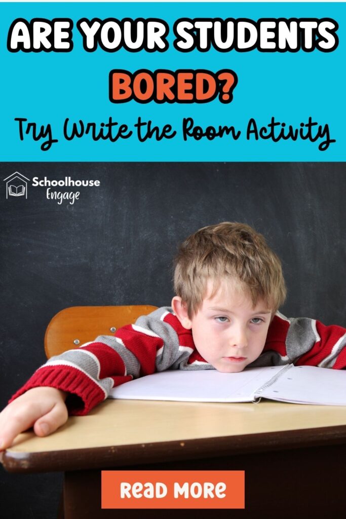 Are our students bored? Try Write the Room Activity.