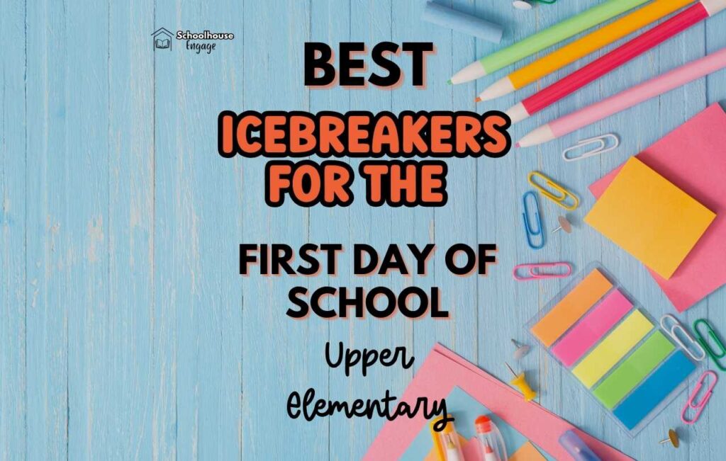 Best Icebreakers for the first day of school pencils and school supplies