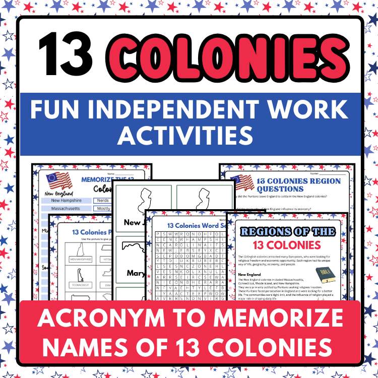 13 colonies Independent work activities