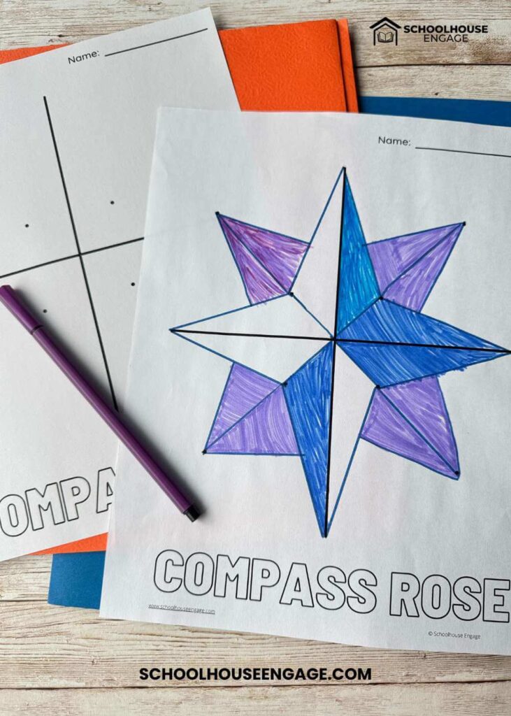 Compass Rose European Explorers Activity