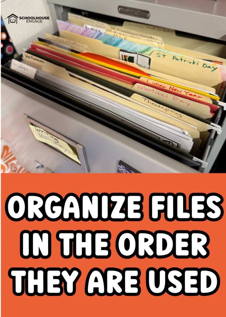 Organize Files in the order they are used